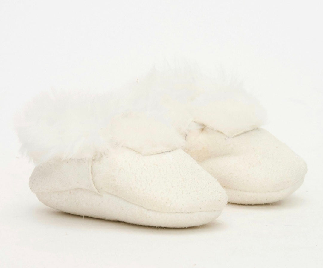 Lambskin Baby Slippers